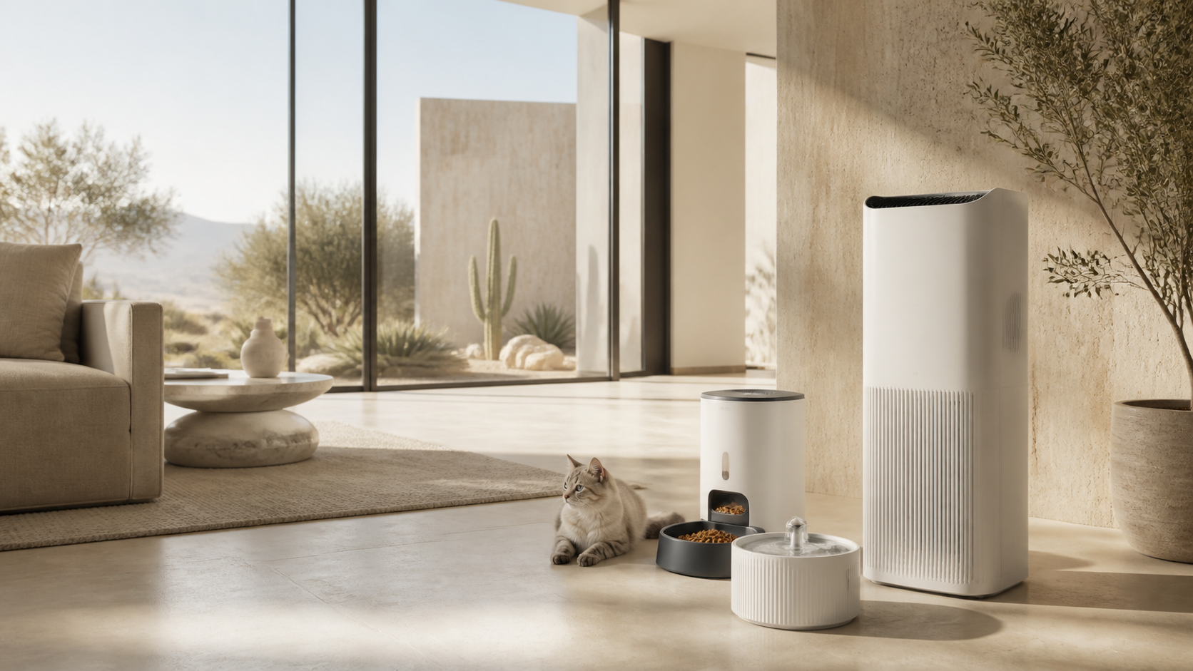 Pilody appliances in a warm modern home